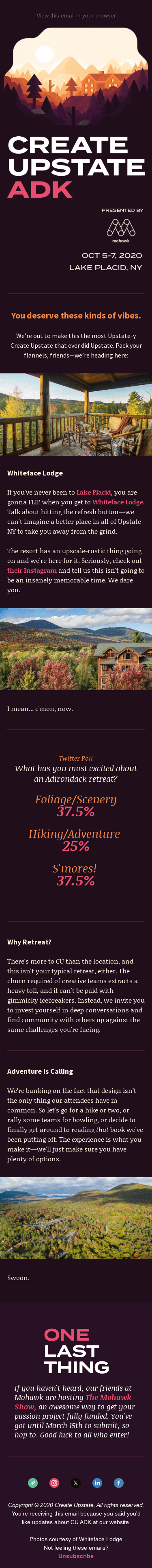 (Re)treat Yo Self in the Adirondacks