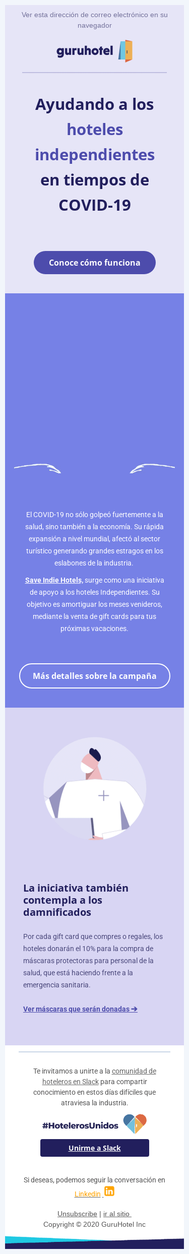 Salvemos a los hoteles independientes a través de esta iniciativa 💓