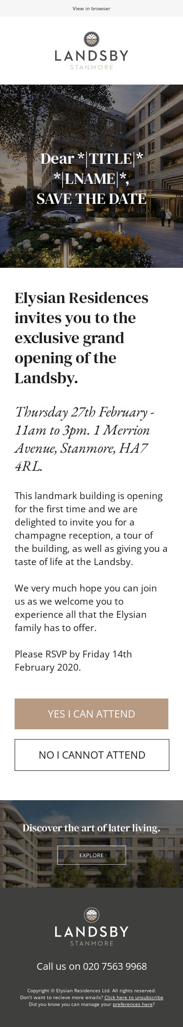 Save the date: Exclusive grand opening of the Landsby