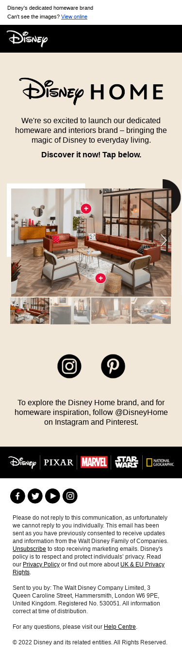 Say hello to Disney Home ✨