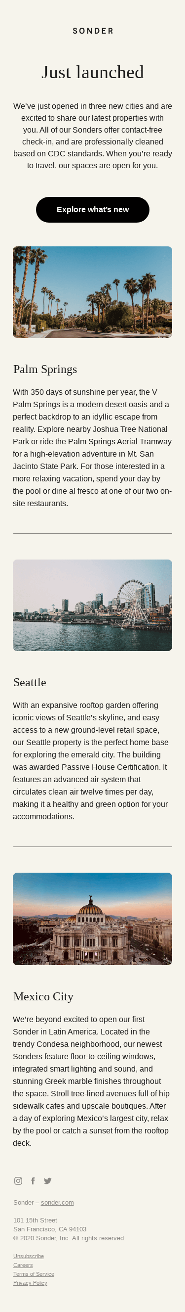 Say hello to our newest cities