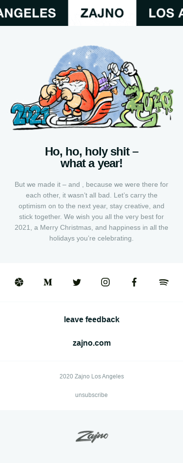 Sayonara, 2020. Hello 2021!