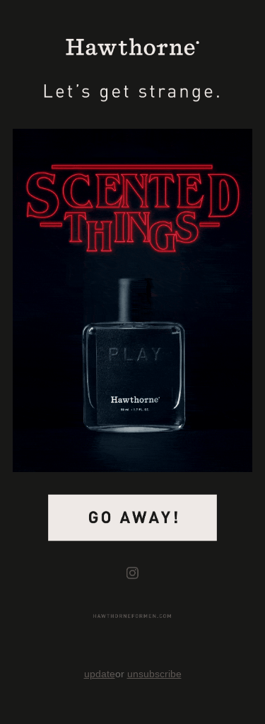 Scents from the upside down. 🕳️🌀