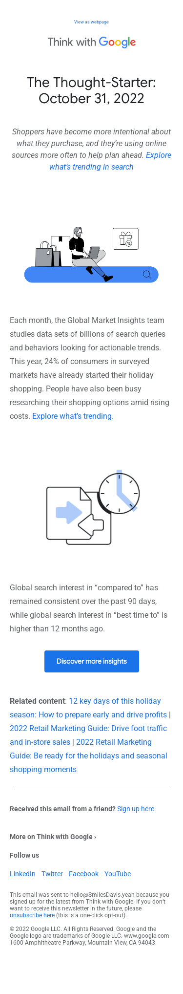 Searching with intent, in preparation for the holidays
