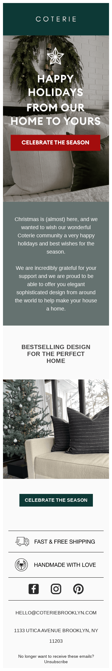 Season's Greetings from Coterie!