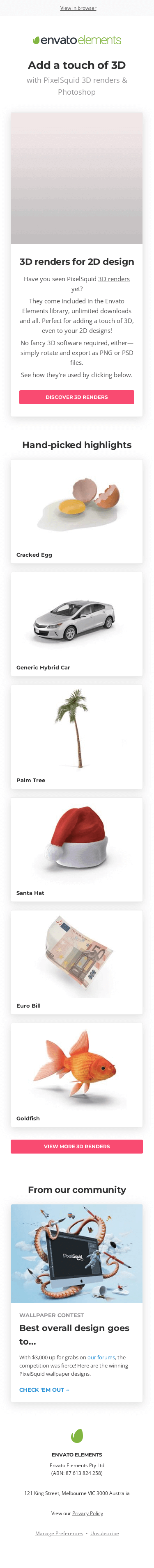 See what you can do with 3D renders
