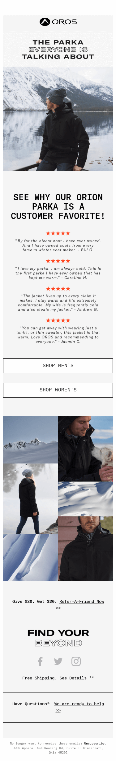 See Why Our Orion Parka Is A Customer Favorite!