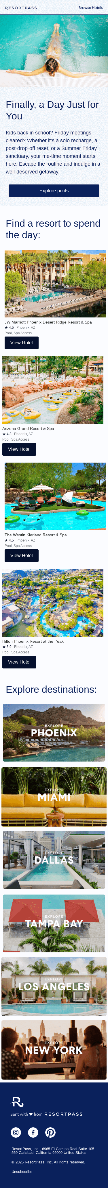 Self care = solo daycation