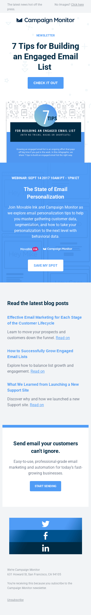 September News: 7 Tips to Build an Engaged Email List + The State of Email Personalization