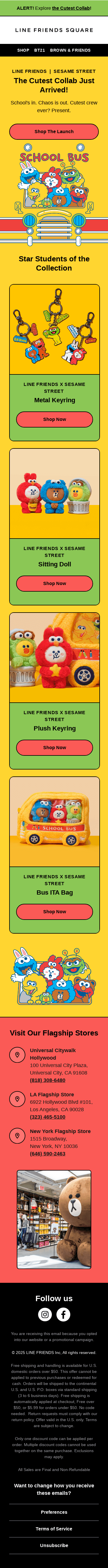 🧡SESAME STREET X LINE FRIENDS = Cuteness Overload!