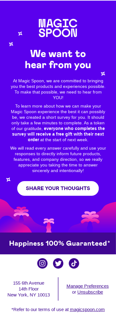 Share your thoughts and get a free gift!