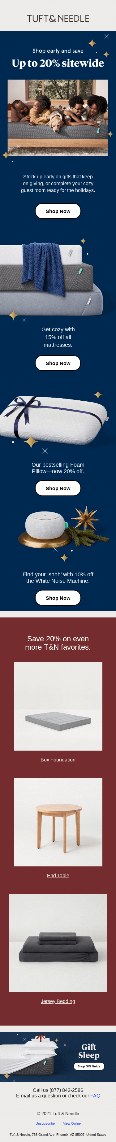 Shop early and save on holiday deals.