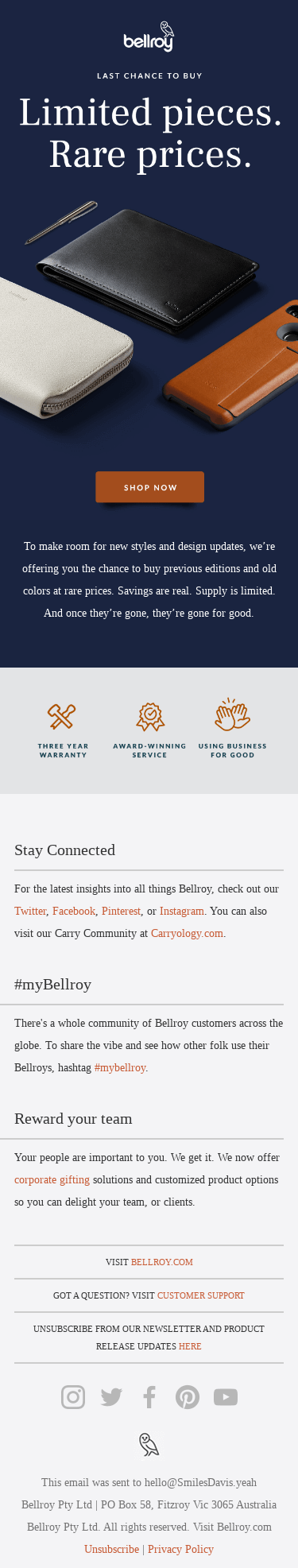 Shop the limited Last Chance to Buy event while you can