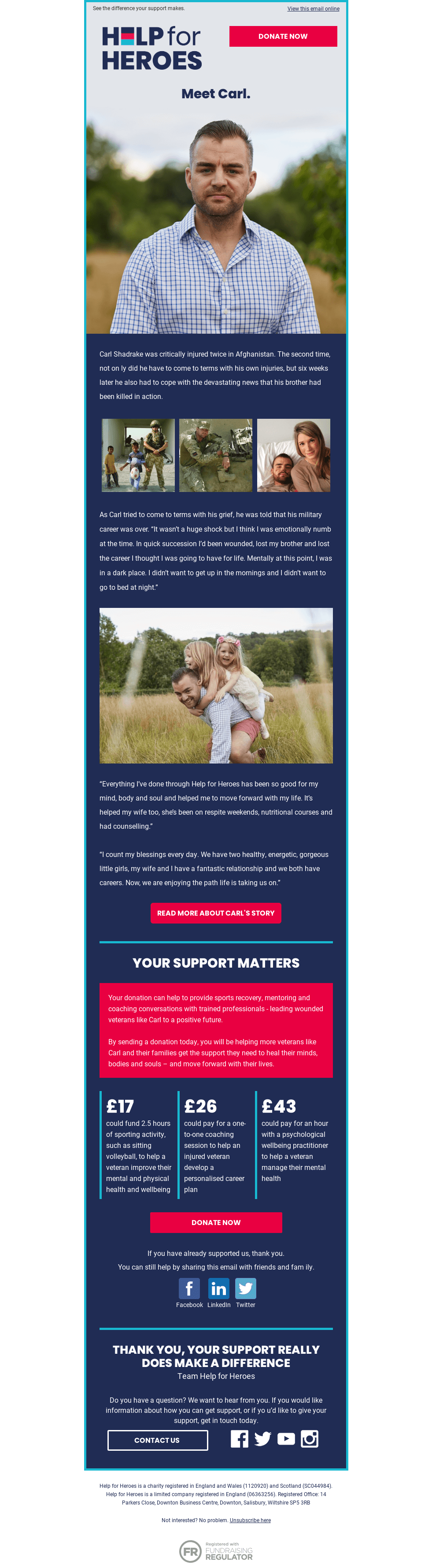 Show veterans they are not forgotten