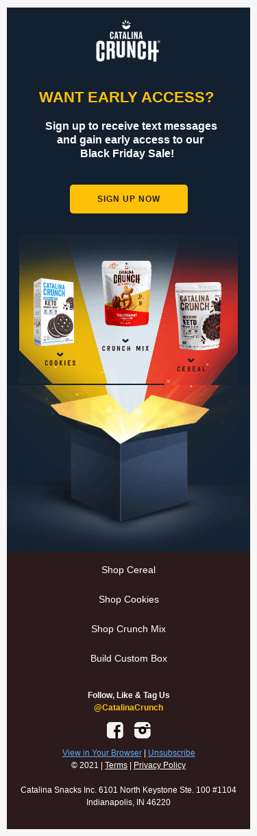 Sign up for early access to our Black Friday Sale!