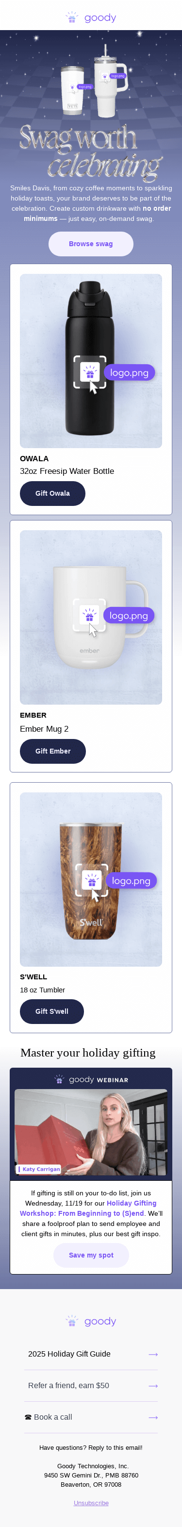 Sip, brand, celebrate 🥂