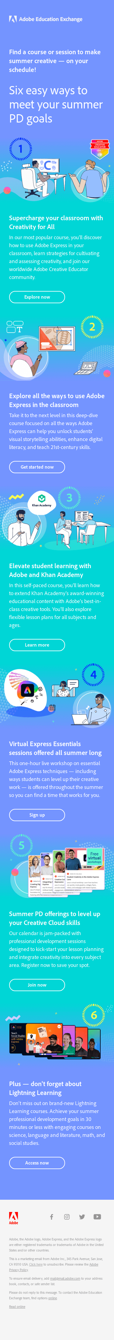 Six easy ways to meet your summer PD goals