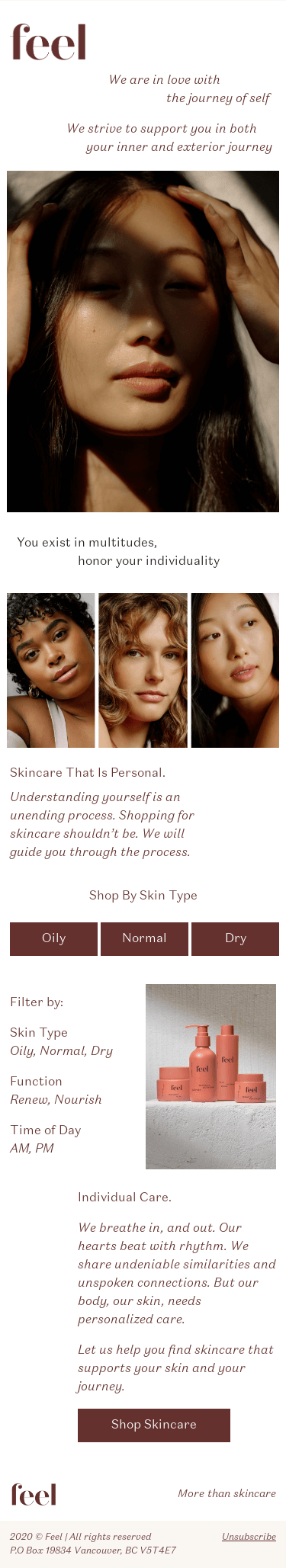 Skincare that is personal