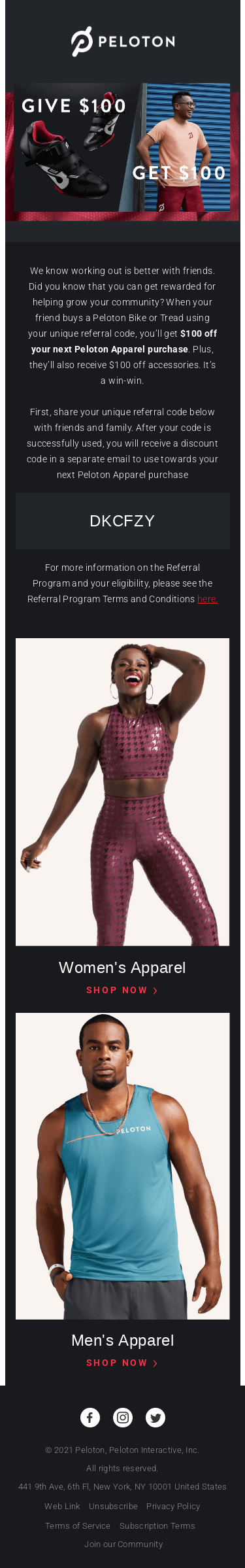 Smiles Davis: $100 in Peloton Apparel Is Waiting