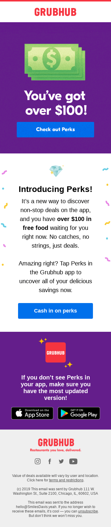 Smiles Davis, get over $100 in non-stop deals starting now!