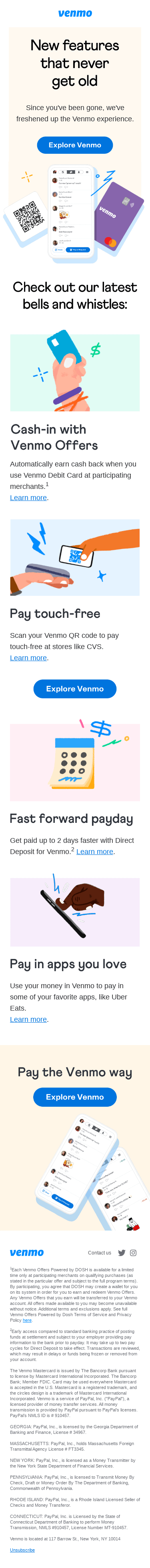 Smiles Davis, getting back into Venmo? Here’s a refresher. 