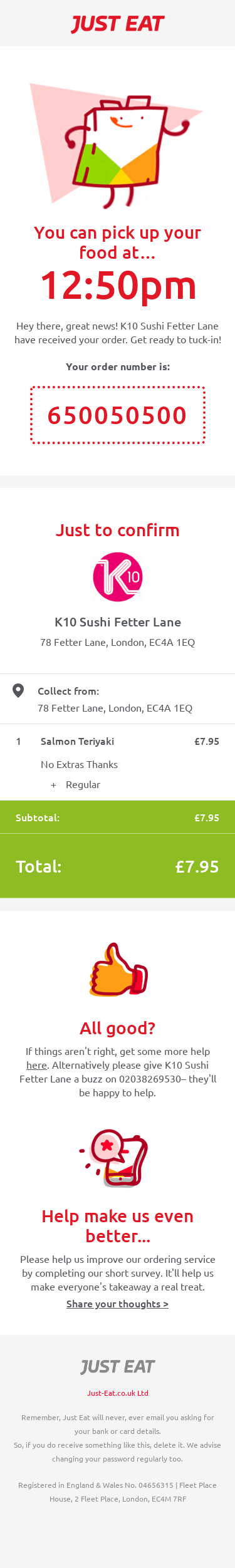 Smiles Davis, lick your lips 😋 – your food's coming