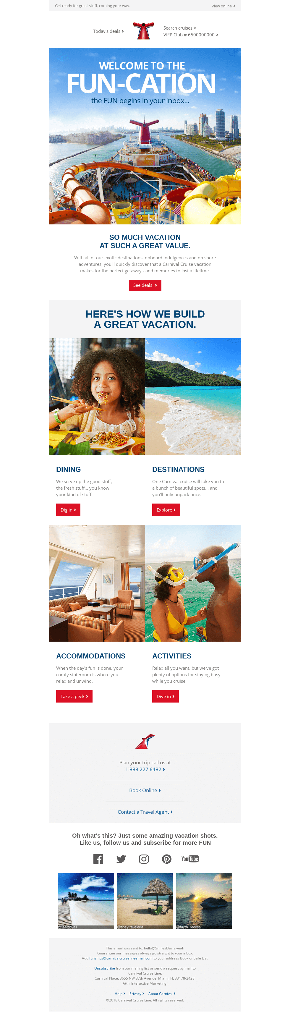 🛳️ Smiles Davis, the fun’s just begun!