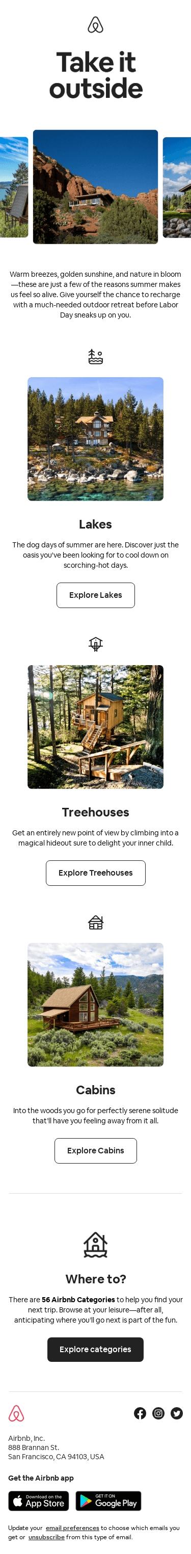 Smiles Davis, the great outdoors awaits. Your move.