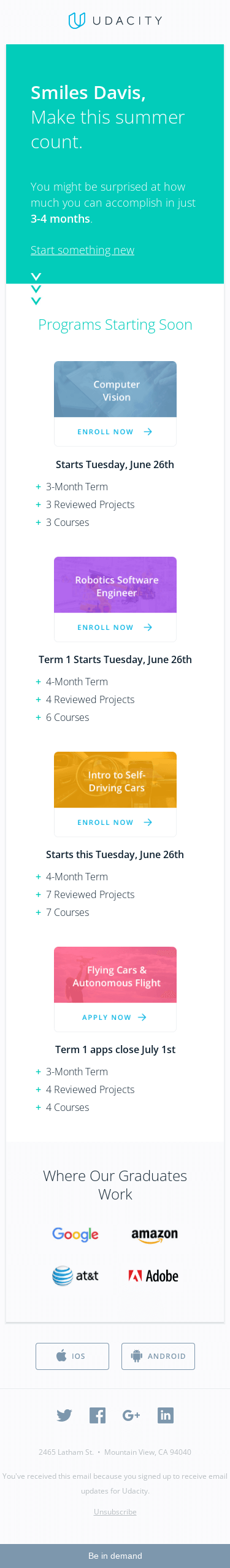 Smiles Davis, there’s still time to join the upcoming classes of these popular programs!