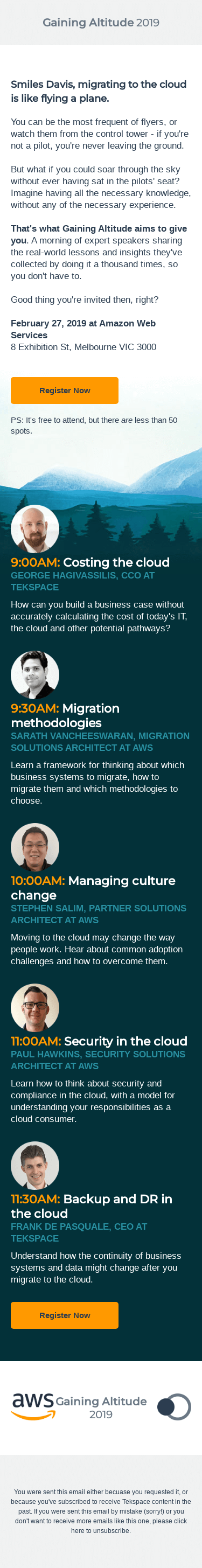 Smiles Davis, you’ve been invited.