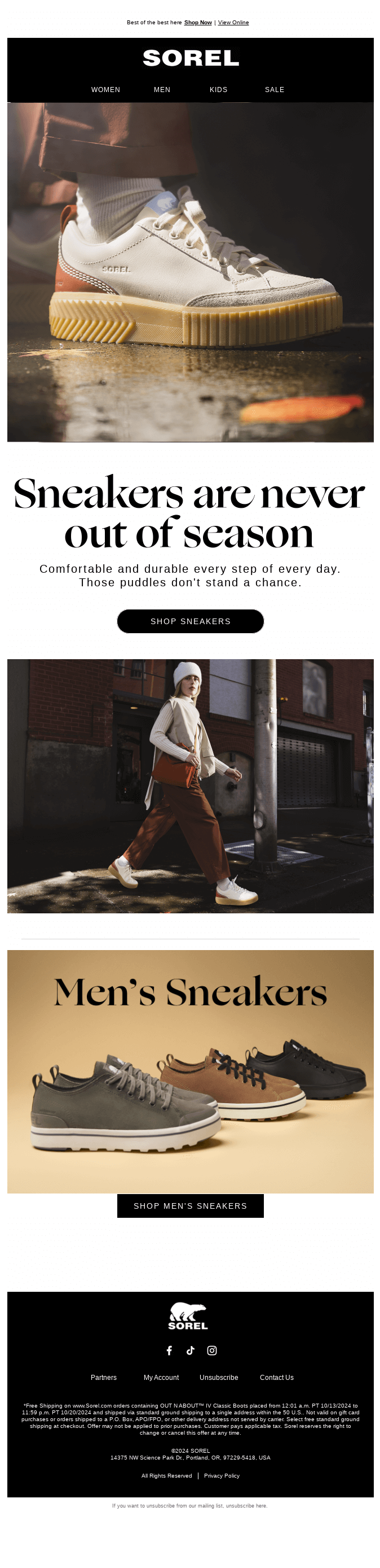 Sneakers never go out of season