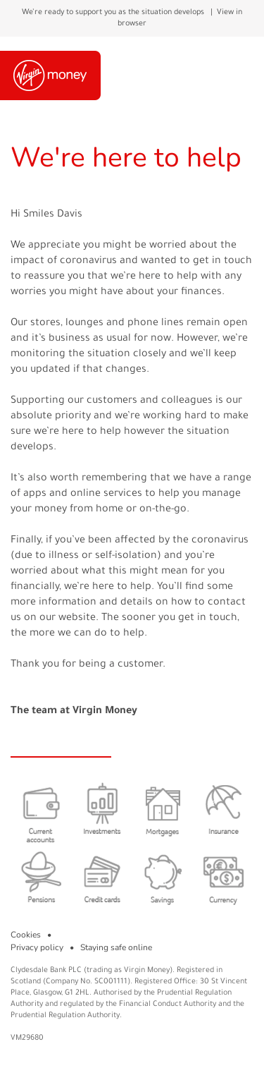 Some important information for you