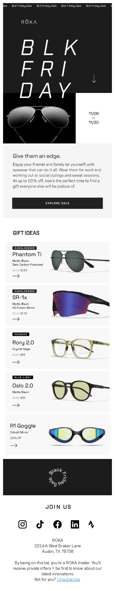 Something for everyone on sale now for Black Friday!