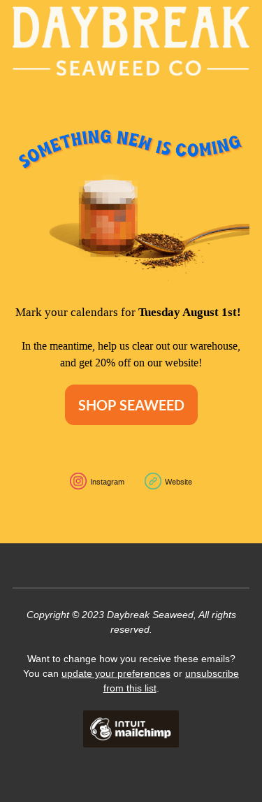 Something new is coming 👀