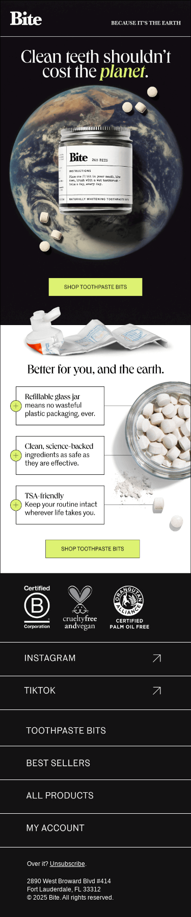 Something you do twice a day...