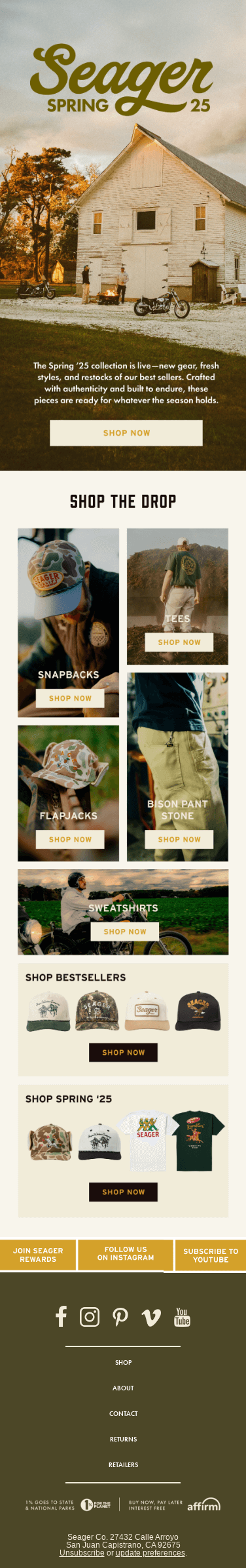 SPRING ‘25 IS LIVE