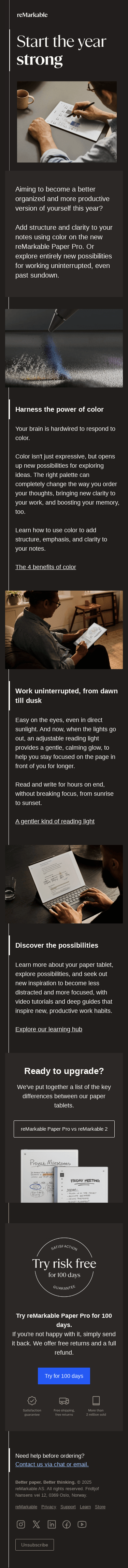 Start the year strong