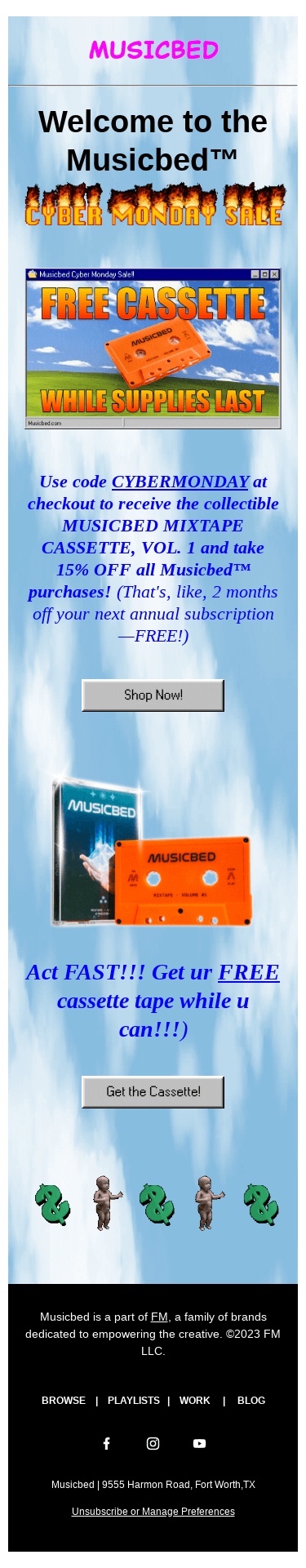 STARTING NOW: Our first-ever 🔥CYBER MONDAY SALE🔥