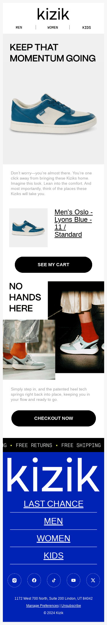 Step in. Get out there.