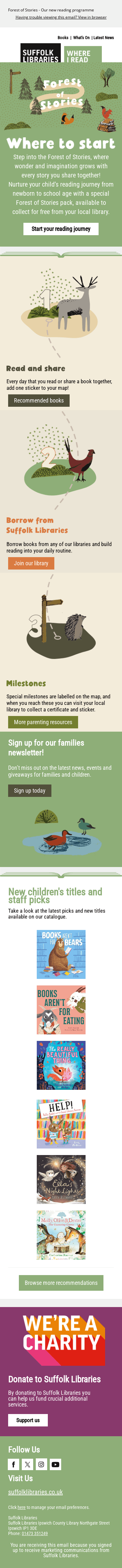 Step into the Forest of Stories and help develop your child's reading skills