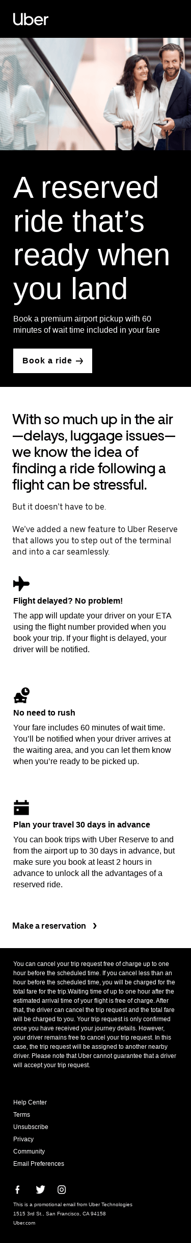 ✈️ Step off the plane and into a waiting car