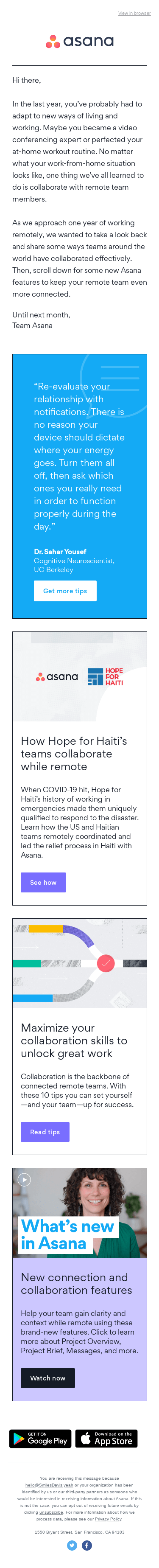 Stop, collaborate, and listen