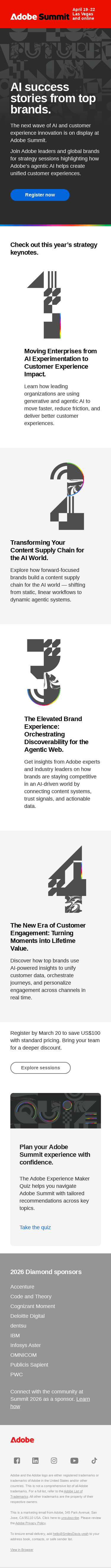 Strategic thinking takes the stage at Adobe Summit