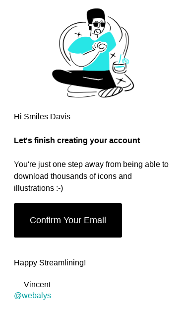 [Streamline] Confirm your email address