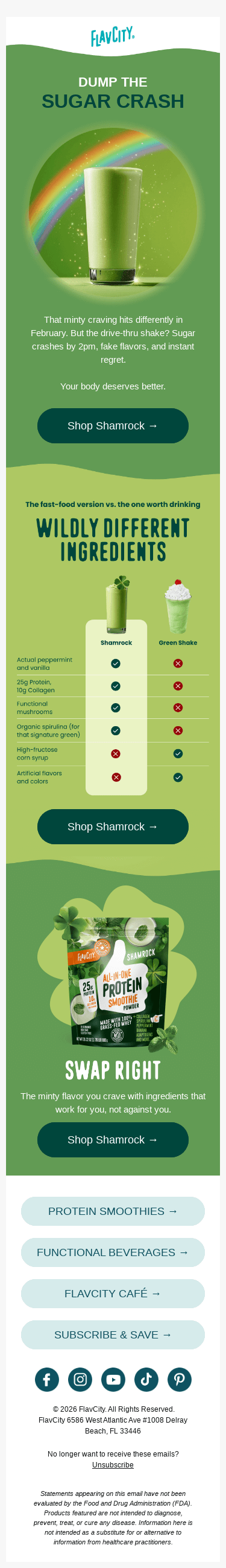 Dump the Sugar Crash, Keep the Green 🍀