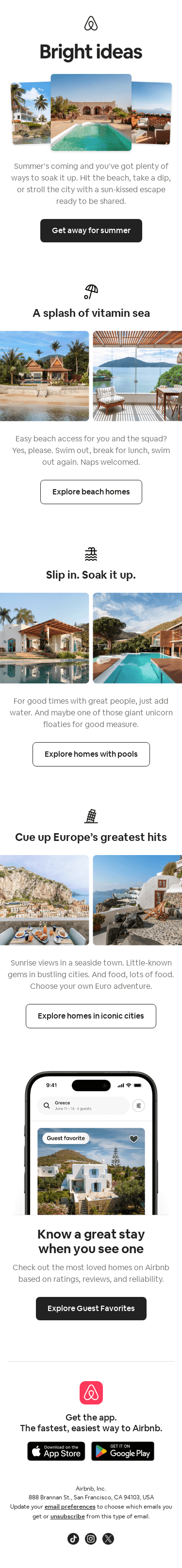 Summer plans? Don’t sweat it. ☀️