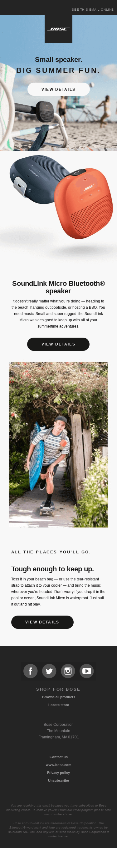 Summertime vibes with SoundLink Micro