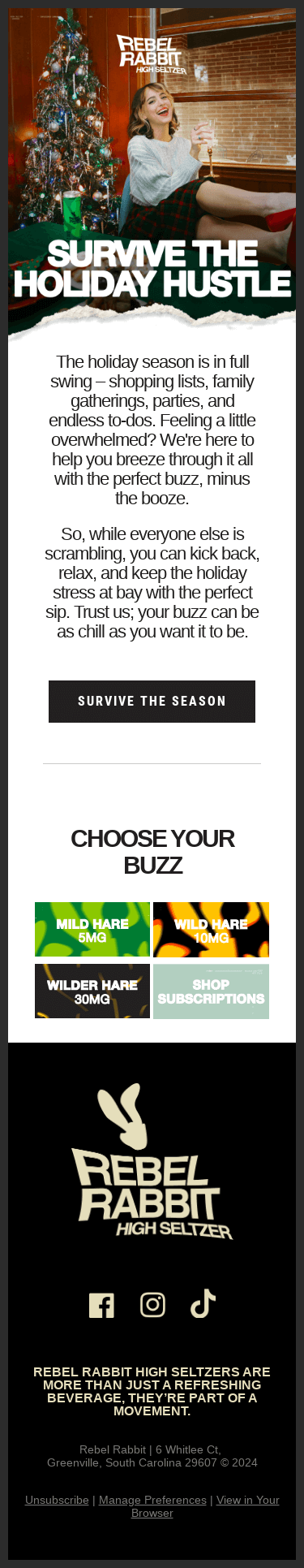 🐇 Surviving the Holidays? We Got Your Back!