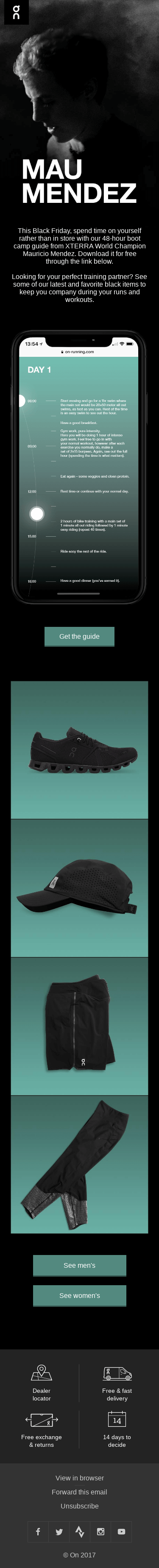 ☁️ Take off this Black Friday weekend with On’s free 48h boot camp