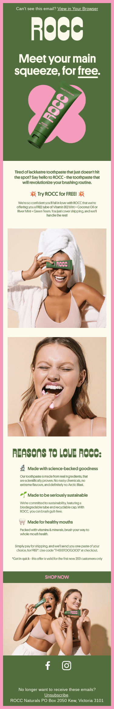 Taste the paste, for FREE.